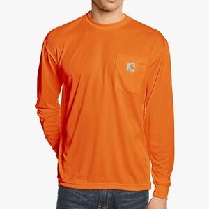Carhartt Men's Force Color Enhanced Long-Sleeve T-Shirt size: medium